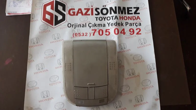 2007-2013 Toyota Corolla Çıkma Tavan Lambası